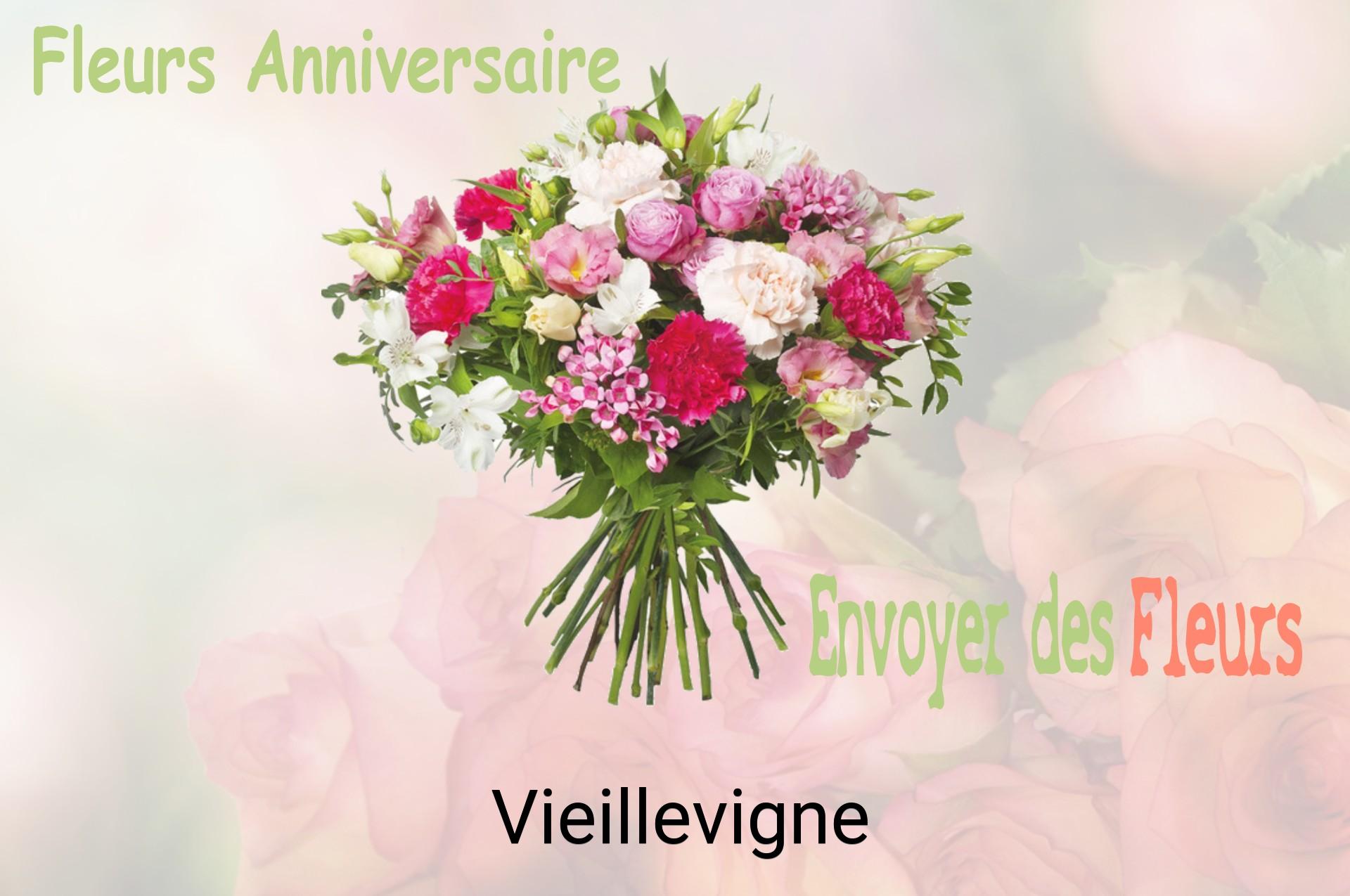 Bouquet de fleurs d’anniversaire livré à Vieillevigne